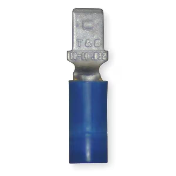 Male Disconnect, Blue, 16-14AWG, PK100 14RBD-187-A