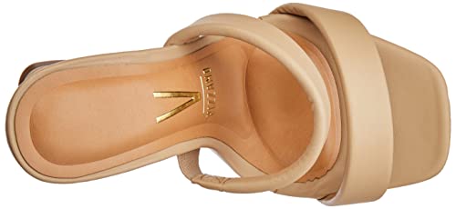 Tamanco Vizzano Salto Alto Tiras Feminino, Creme, 39