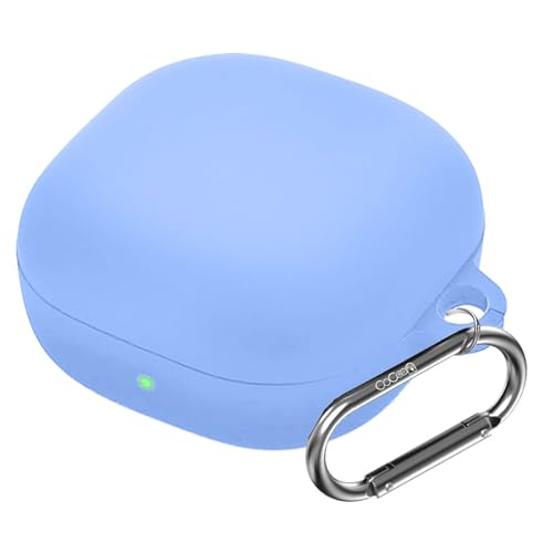 Image of Soft Silicone Case Cover for Samsung Galaxy Buds Core (Sky Blue)