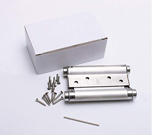 Ranbo 4 Inch 304 Stainless Steel Double Action Spring Hinges, 1 Pair by Ranbo - Used condition - Image 6