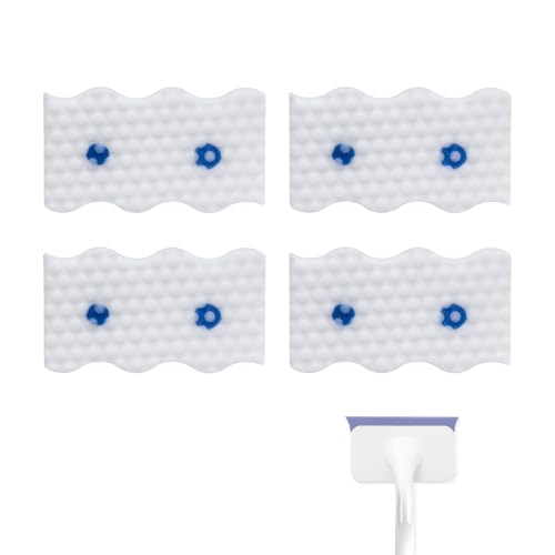 Image of Shower and Tub Scrubber Refills Compatible with Mr. Clean, 4 Pack | Magic Eraser Bathroom Cleaning Refills, All-in-One Soap Scum Remover, Built-In Cleaning Formula, Easy to Use, Great for Homes