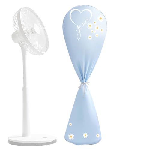 ファンスリーブ - 防塵電動ファン保護、屋内屋外保管カバー、ジッパー付き底部にしっかりフィット、軽量アンチスクラッチ生地、家庭用季節家電ガード、部屋用グレートーン