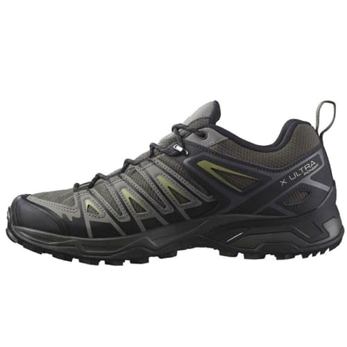 SALOMON Shoes X Ultra Pioneer GTX, Botas de Hiking Hombre, Beluga/Black/Epsom, 46 2/3 EU