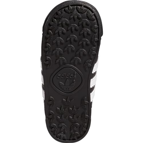 adidas Originals unisex child Samoa Sneaker, Black/White/Black, 6.5 Toddler US3