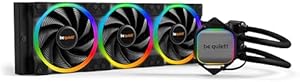 be quiet! Pure Loop 2 FX 360mm AIO Liquid Cooling CPU, ARGB, 3x Light Wings 120mm PWM High-Speed, Dual Decoupled PWM Pump, ARGB-PWM Hub, Compatible Intel LGA1851/1700, AMD AM5/AM4