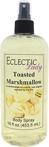 Eclectic Lady Toasted Marshmallow Body Spray, Double Strength, 16 ounces, Body Mist for Women with Clean, Light & Gentle Fragrance, Cologne with Soft, Subtle Aroma For Daily Use
