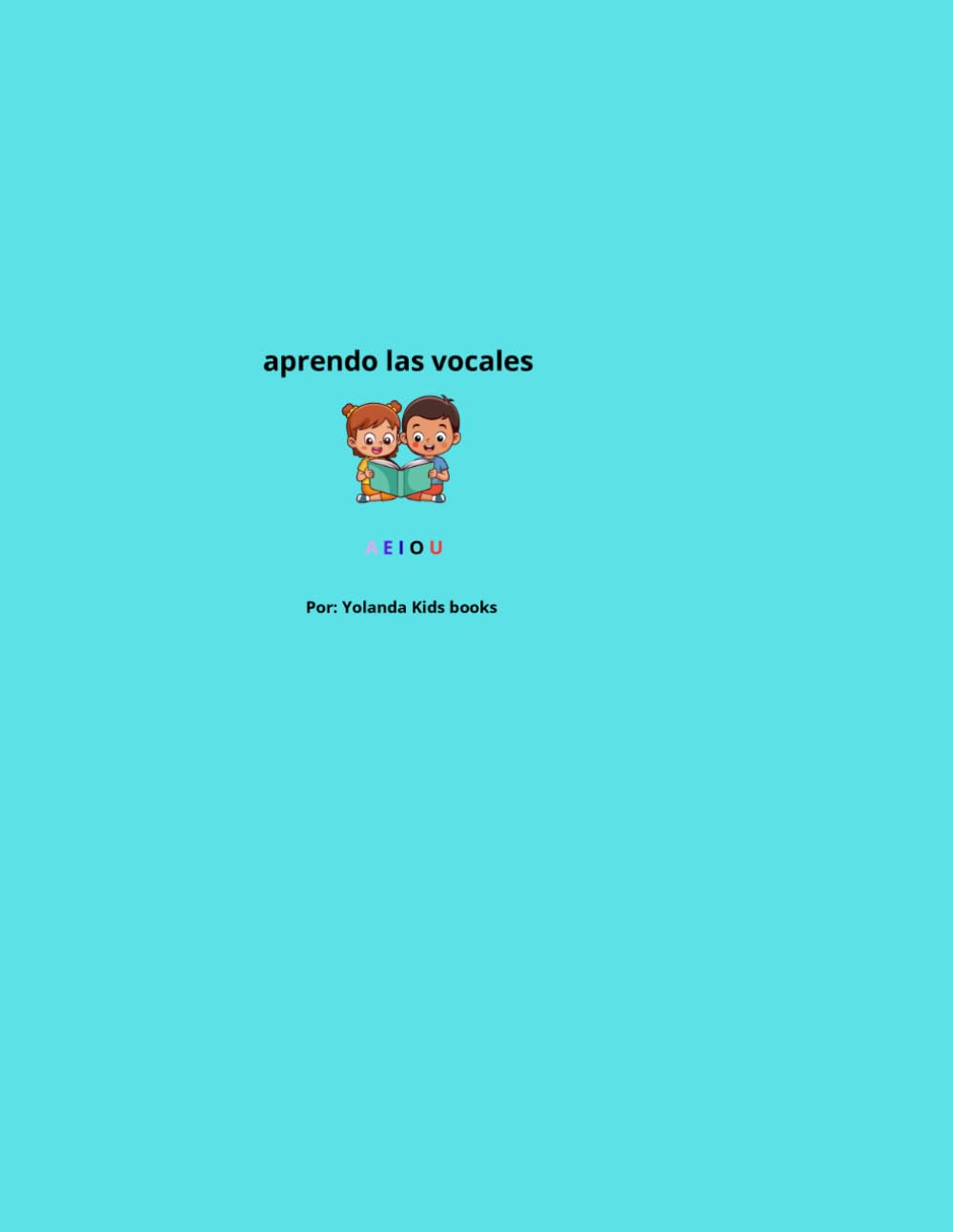 Aprendo las vocales: Libro de trazos para niños preescolares