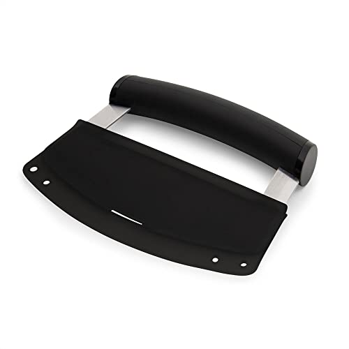 Kitchenaid Mezzaluna Knife With Stainless Steel Curved Blade With Ergonomic Handle, 6 Inch, Black #TOP2