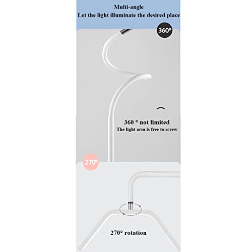 Lampadaire LED blanc intensité variable éclairage rotatif - 6