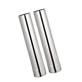 SoloWilder Wood Stove Pipe 2.36inch Thickened Straight Chimney Flue for Camping Stove Exhaust Lengthen 32cm/12.6inch