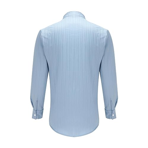 Mens Resort Wear 2025 Casual Cotton Hemp Button Down Shirts Cuban Guayabera Shirt Long Sleeve Regular Fit Tops2