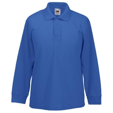 Polo manches longues Fruit of the Loom Cover