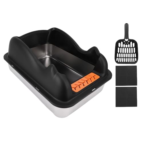 Caja sanitaria cerrada de acero inoxidable para gatos miniatura 6