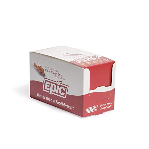 Epic Xylitol Mints - Sugar Free & Aspartame Free Mints Sweetened W/Xylitol For Dry Mouth & Gum Health (Cinnamon, 40-Piece Pouch, 10 Pouches) #TOP7