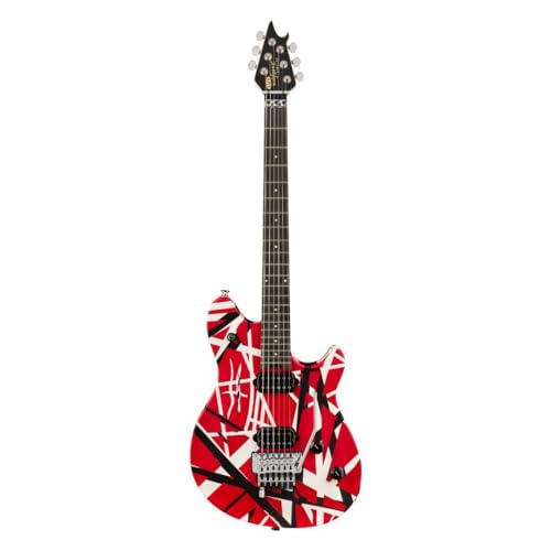 EVH/Wolfgang Special Striped Series Ebony Fingerboard Red Black and White C[uCGC`