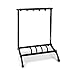 On-Stage GS7561 Five-Space Foldable Multi-Guitar Rack (Storage and Display for 5 Acoustic, Electric, and Bass Guitars, Multiple-Instrument Stand, Padded, Folding, Portable, Rubber Feet, Black)