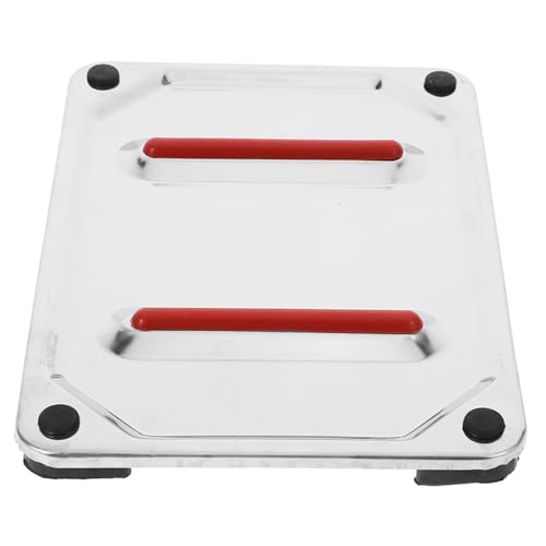 AUTSUPPL Tappetino da stiro in acciaio inox resistente al calore per tavolo da stiro protettivo Pad con lavorazione leggera multiuso