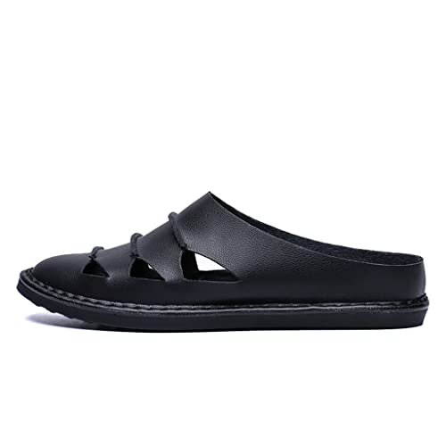 Microfiber Leather Casual Slip on Fashion Half Shoes for Men Breathable Mens Slip-ons(5code)