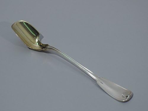 Antique Tiffany Palm Sterling Silver Cheese Scoop