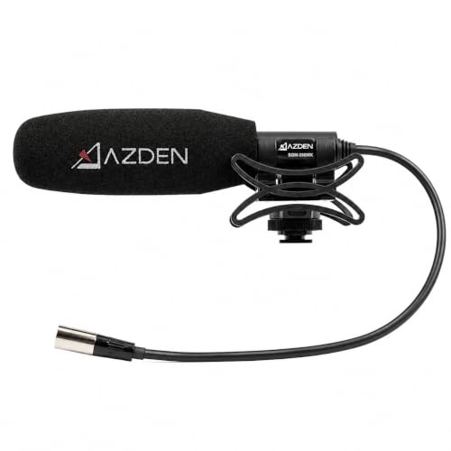 Azden SGM-250MX Professional Compact Cine Shotgun Microphone with Mini XLR Output