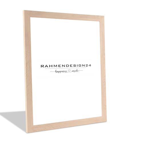 Rahmendesign24 Cadre photo pour puzzle, chêne clair, 30 x 70 cm, verre acrylique antireflet, cadre amovible, décoratif, cadre de table