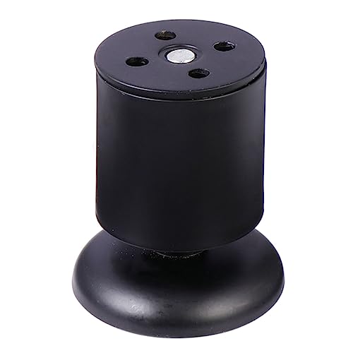 HOMSFOU 4 patas de gabinete de acero inoxidable ajustables en altura, patas de muebles para sofá, mesa, soporte más resistente con almohadillas de fieltro para protección del suelo, reemplazo versátil