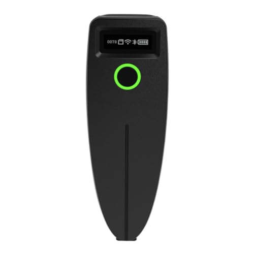 Ieron Escáner de código de Barras Bluetooth 2D Escáner de código de Barras inalámbrico Escáner de Mano Herramienta Conveniente para el reconocimiento Inteligente de códigos