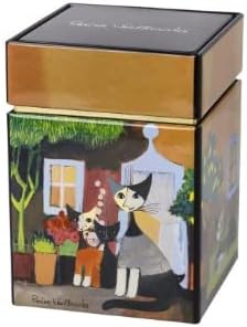 Goebel Rosina Wachtmeister UNA Bellissima Giornata 66861311 Tea Caddy Metal with a Capacity of 0.6 Litres
