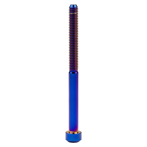 Image of Titanium Torx Square Head M6 x 10 15 20 25 30 35 40 45 50 60 65 70 80mm Screw Pack of 5 (Burn Blue, M6x80mm)