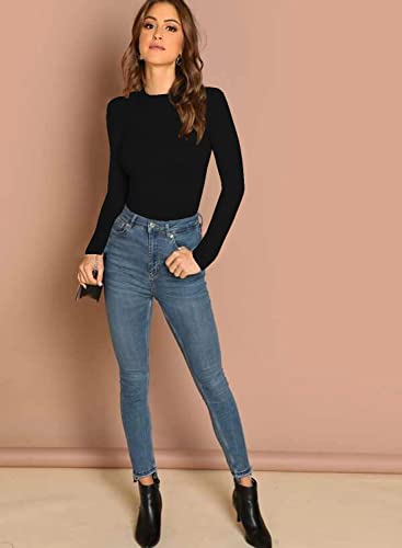 Image of Dream Beauty Fashion Women's Casual Round Neck Long Sleeves Stylish Top, 23 inch inches (Top Empire-06)