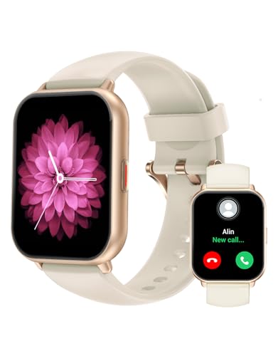 RUIMEN Smartwatch Uomo Donna Chiamate e Whatsapp Smart Watch Fitness Sportivo Impermeabile Orologio Smart Contapassi Cardiofrequenzimetro da polso Saturimetro per Android iOS Galassia