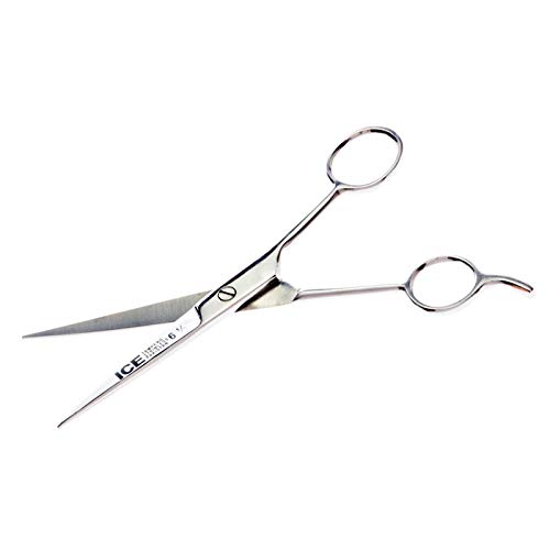 Universal Tool Ice Tempered S Steel Barber Salon Hairdressing Scissor (4 Sizes) (Silver, 6.5