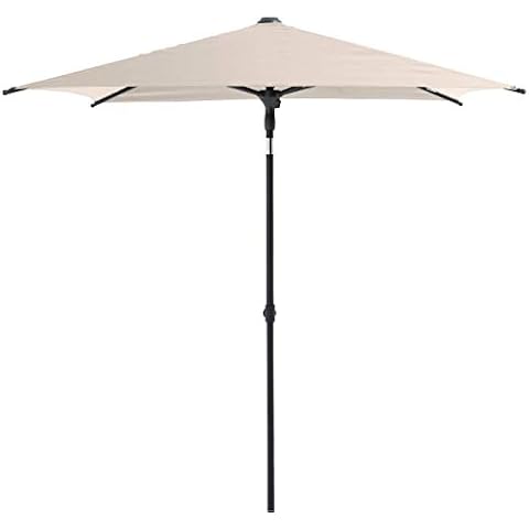 SORARA® Rectangular Valencia Parasol | Sand | 160 x 200 cm | For Outdoor Patio, Balcony or Garden Cover