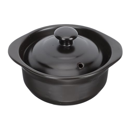 Veemoon 1pezzi Pentola in Per Zuppe Ad Alta Temperatura Pentola Per Stufato Da Cucina Resistente Al Calore Fattura Superficie Liscia Praticità Riscaldamento Uniforme Conservazione Del