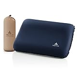 Encuentra tu forma de sueño profundo: el diseño ergonómico de la almohada de viaje hinchable envuelve tu cabeza para un sueño estable y de apoyo y el suave material exterior ofrece comodidad durante toda la noche. Con un diseño de curva alta, la almohada de viaje hinchable (2 alturas a ambos lados) satisface las necesidades de las personas en diferentes posiciones de dormir.