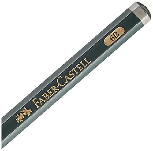 Image of Faber-Castell Castell 9000 Graphite Pencil - 6B pack of 12