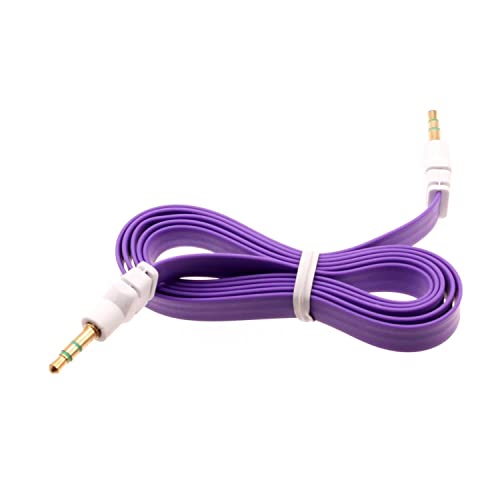 Cable Auxiliar Jack 3.5mm Plano Compatible Amazon Fire 7 miniatura 1