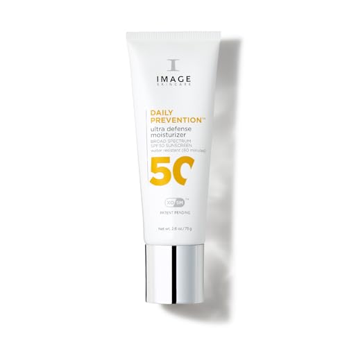 IMAGE Skincare DAILY PREVENTION Ultra Defense Moisturizer, SPF 50 Broad Spectrum Sunscreen,...