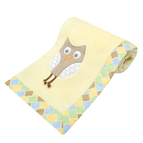 Laugh Giggle & Smile Mod Owls Blanket 30"X40" #TOP6