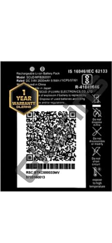 Image of Original SCUD-MFB260001 Battery for JMR540 Hotspot Router Battery (2600mAh) with 1 Year warrenty**** (V00000145)