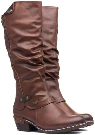 Rieker Women's Knee High Boots Chelsea, Brown, 8 | Image 6