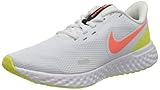 Nike Women's Stroke Running Shoe, White White BRT Mango Lt Vltge YLW Ii Black, 7