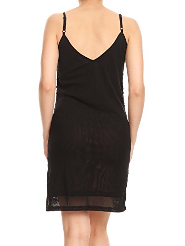 Anna-Kaci Women Spaghetti Strap Sleeveless USA American Flag Patriotic Sequin Mini Dress4