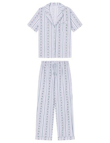 Women'secret Pijama Masculino Manga Corta Colección Mix and Match Green House