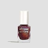 Cirque Colors Holographic Nail Polish - Ambrosia - Oxblood Burgundy Red - 0.37 fl. oz. (11 ml) - Vegan, Cruelty-Free, Non-Toxic Formula