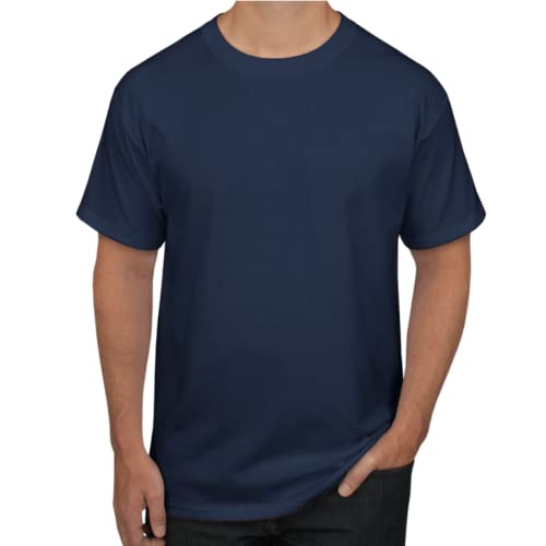 (12 Pack) Santhome Bio180 Men’s 180gsm 12 pcs Wholesale/Bulk/Pack Cotton T-Shirts Short Sleeve Crew Neck