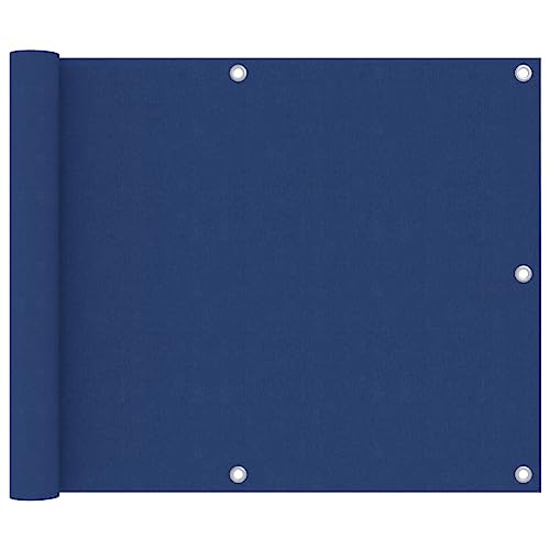Malla de ocultación antracita 75x300 de tela Oxford premium para vallas y balcones