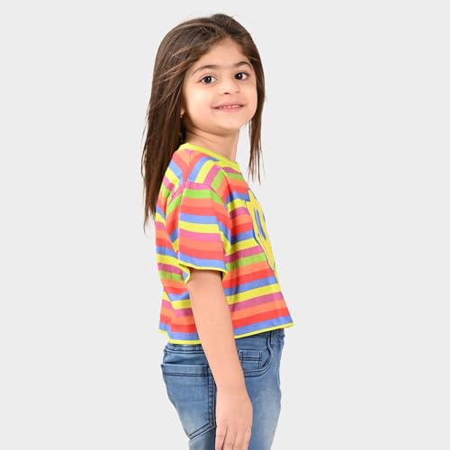 Image of BONKIDS Girls Tshirt (BON9511 8-9Y) Multicolour