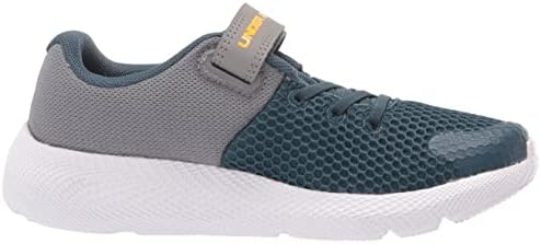 Under Armour Men's Pre-School Pursuit 2 AC BL Running Shoe, Blue Note (400)/White, 11 | Image 5