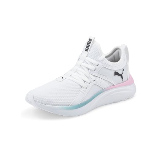 PUMA Kids Girls Softride Sophia Lace Up Sneakers Shoes Casual - White2